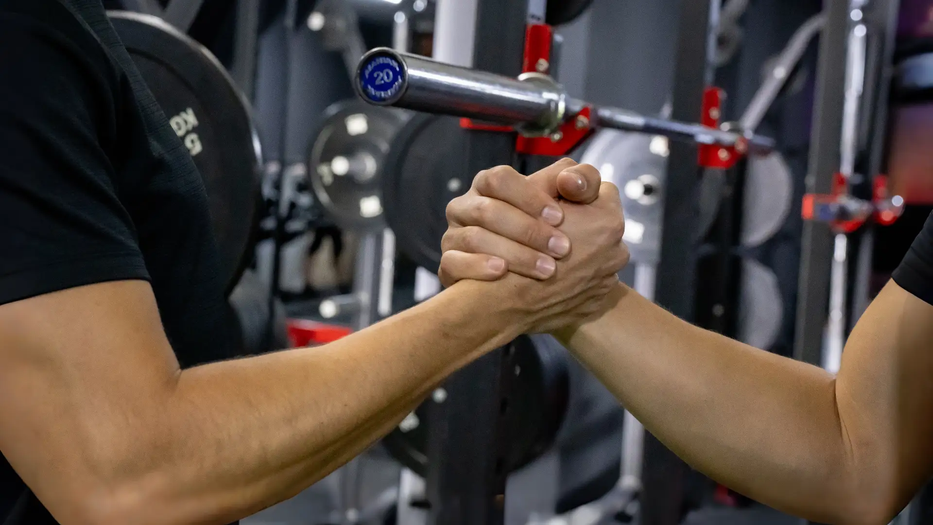 Sesión de entrenamiento en dúo en Barcelona Barbell Club